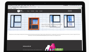 Zrzut ekranowy portalu firmy marketingowej mkmbd.pl